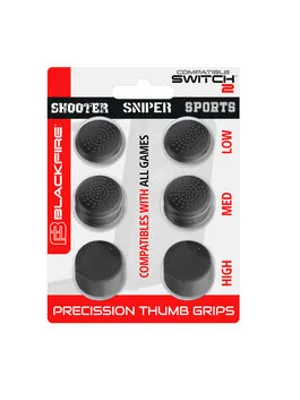 Carátula de Pack 6 Grips Precission Thumb Grips Blackfire