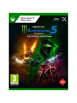 Carátula de Monster Energy Supercross-The Official Videogame 5 NL/FR