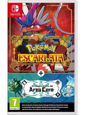 Carátula de Pokemon Escarlata + El Secreto del Area Cero