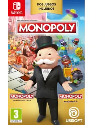 Carátula de Compilación Monopoly Madness + Monopoly – SWI