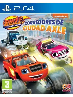 Carátula de Blaze y los Monsters Corredores de Ciudad Axle