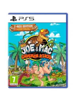 Carátula de New Joe And Mac Caveman Ninja T-Rex Edition