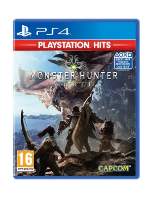 Carátula de Monster Hunter World Playstation Hits