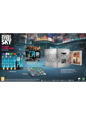 Carátula de Beyond a Steel Sky Book Edition
