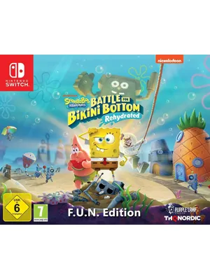 Carátula de Bob Esponja: Battle for Bikini Bottom Rehydrated F.U.N Edition